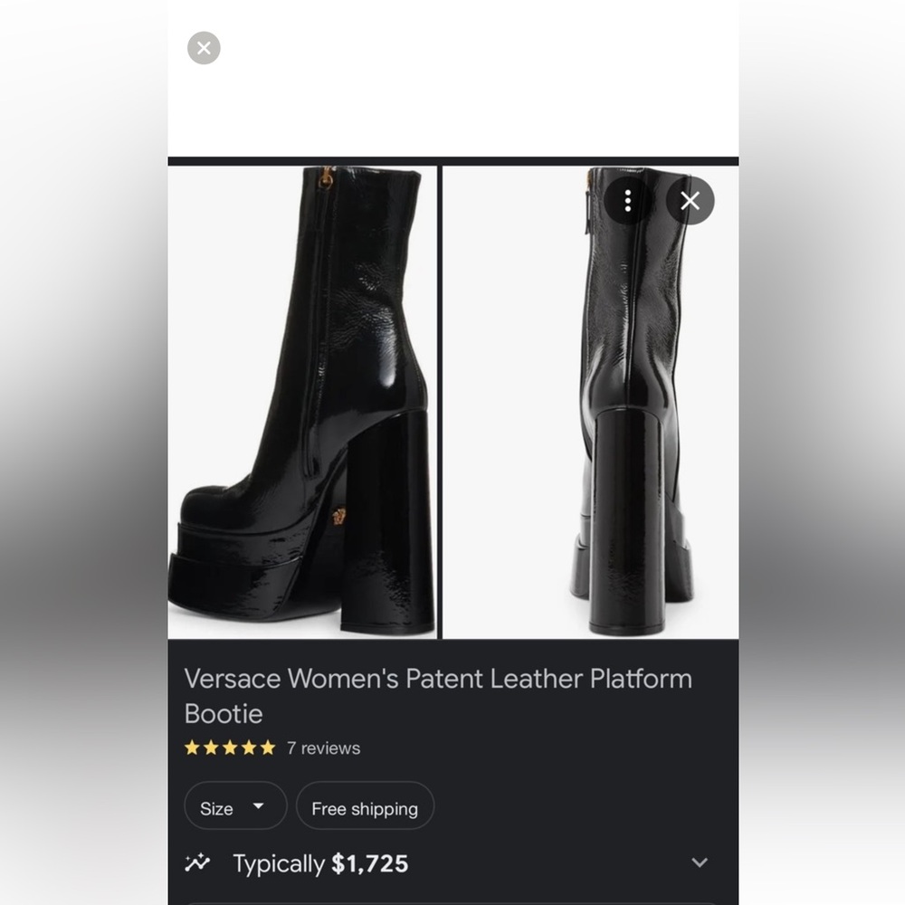 Platform Bootie Super Cute, Versace - image 2